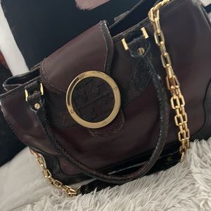 Vintage Tory Burch Purse & Sandal heels